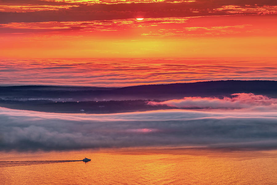 Acadia Sunrise 8657 Photograph by Greg Hartford