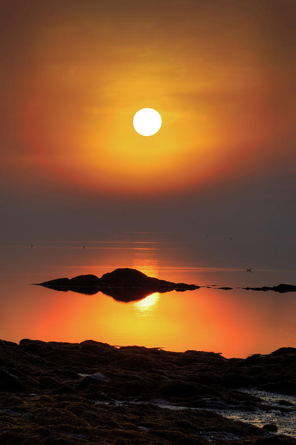 Acadia Sunrise a5807 Photograph by Greg Hartford
