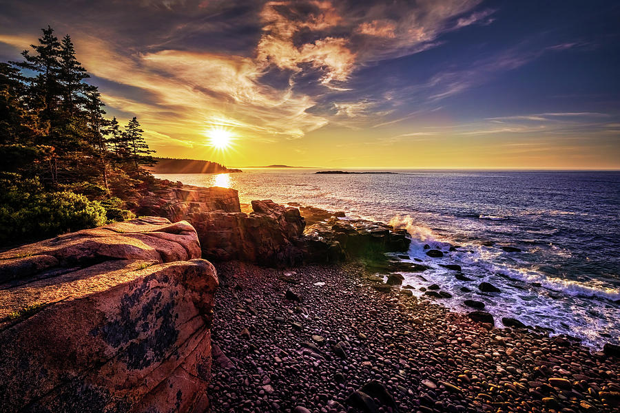 Acadia Sunrise M1A0483 Photograph by Greg Hartford