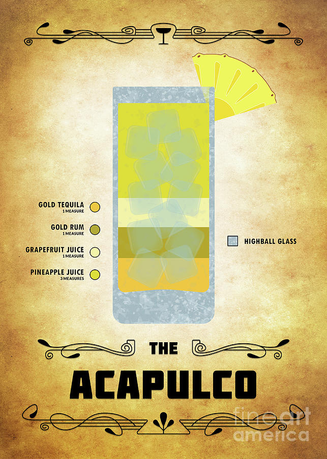 Acapulco Cocktail - Classic Digital Art by Bo Kev