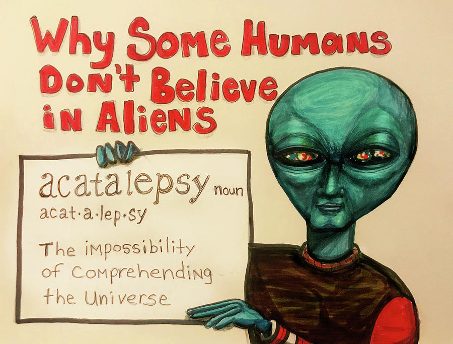 Acatalepsy Drawing by Similar Alien