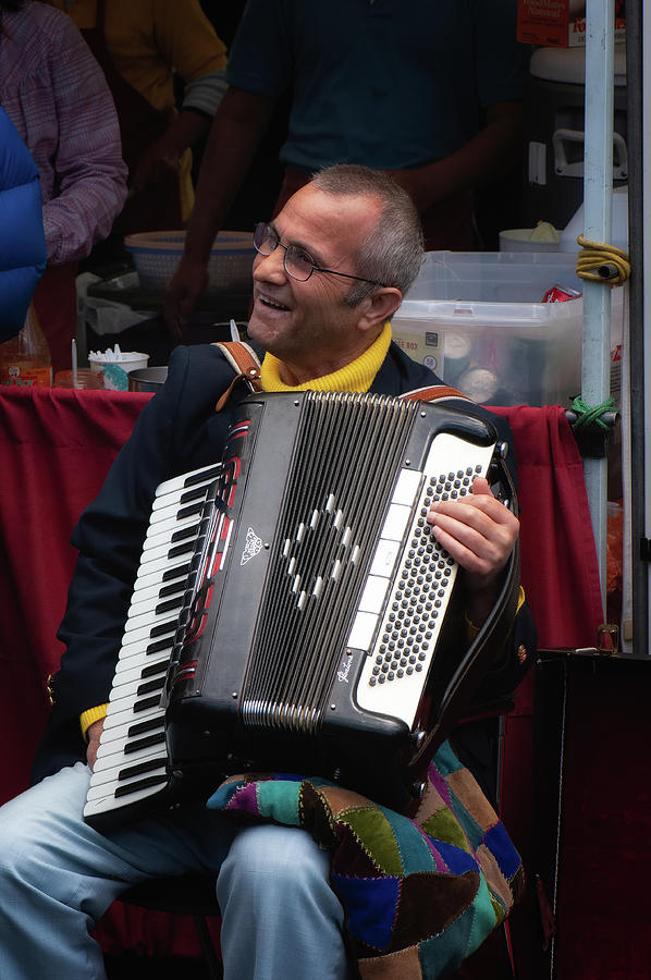 Accordionist Photograph by Doug Wittrock