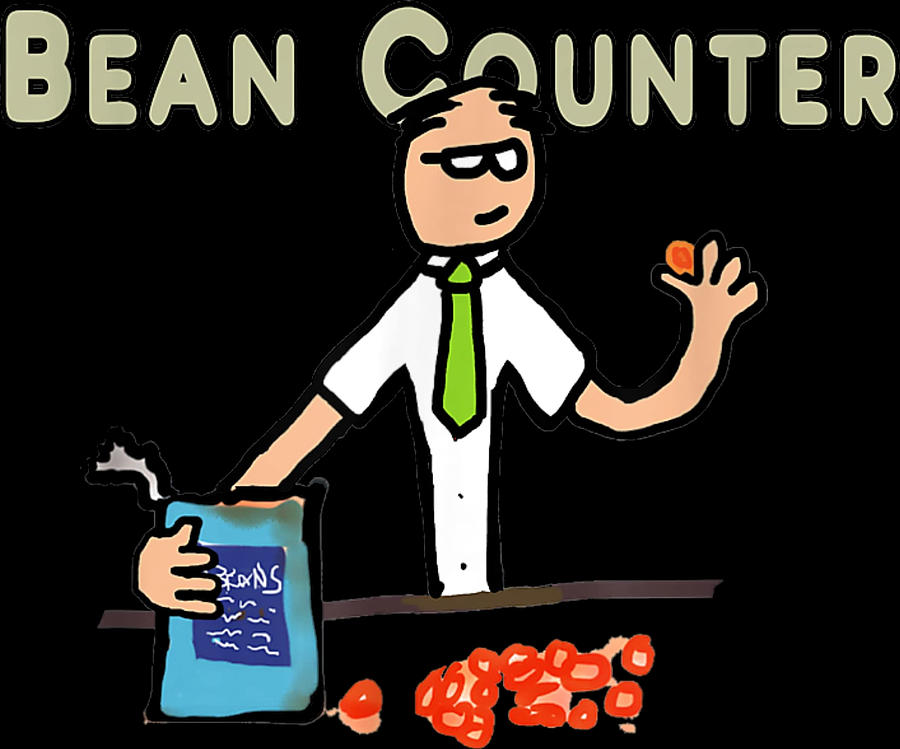 Accountant Bean Counter T Digital Art by Van Art