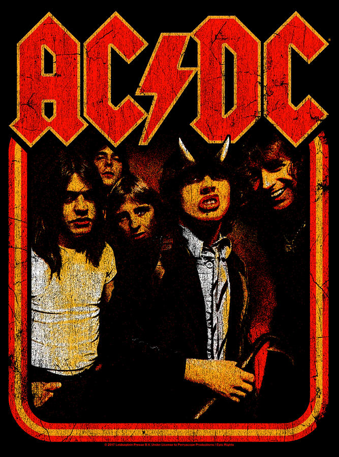 ACDC Band Digital Art by Marshall Rose - Fine Art America