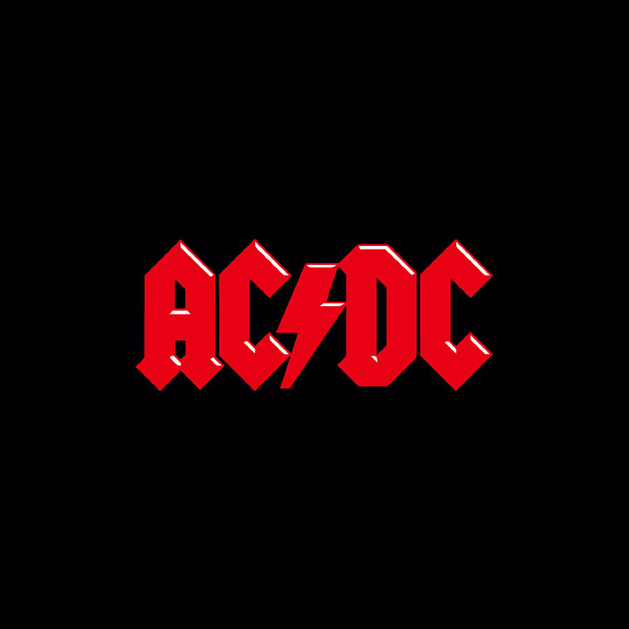 ACDC glass font Digital Art by Sunny Sone - Fine Art America