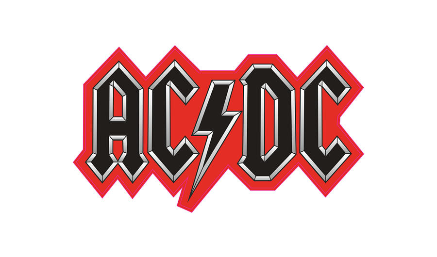 Acdc Rock Band Logo Digital Art by Fritsch Ressie - Fine Art America