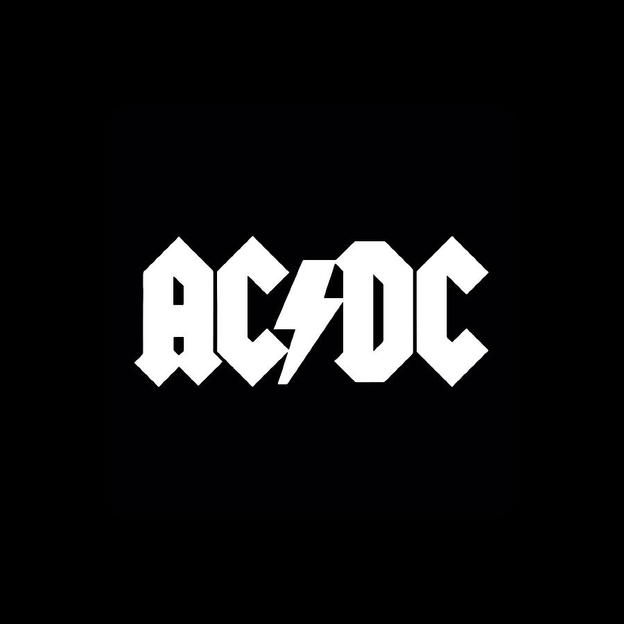 ACDC white style Digital Art by Sunny Sone - Fine Art America