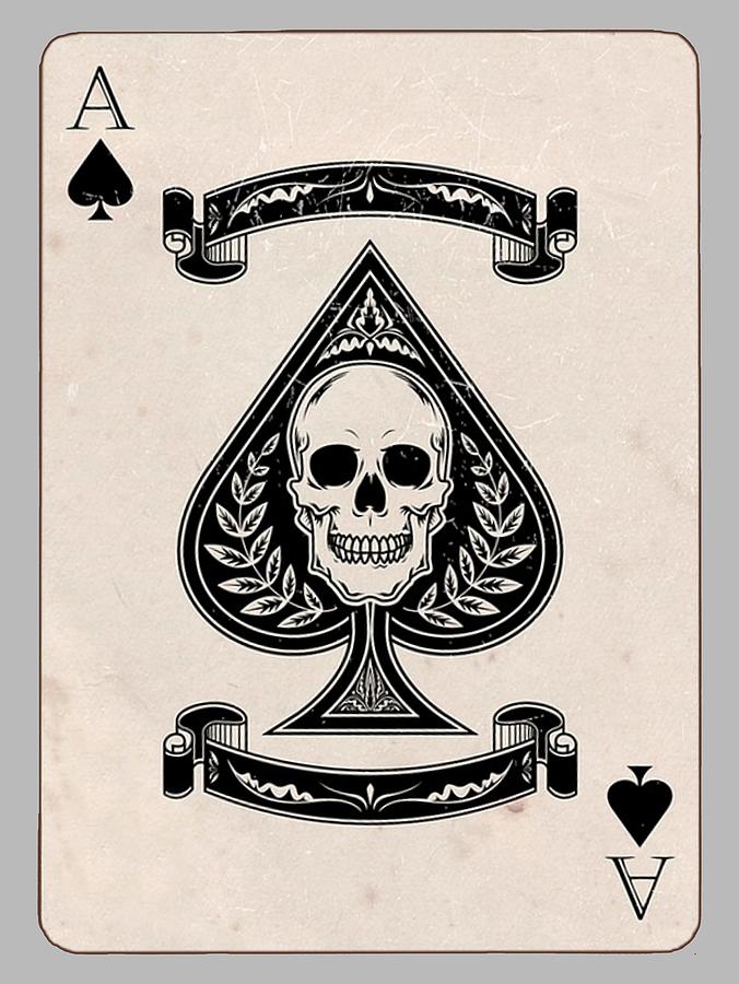 ace of spades card old