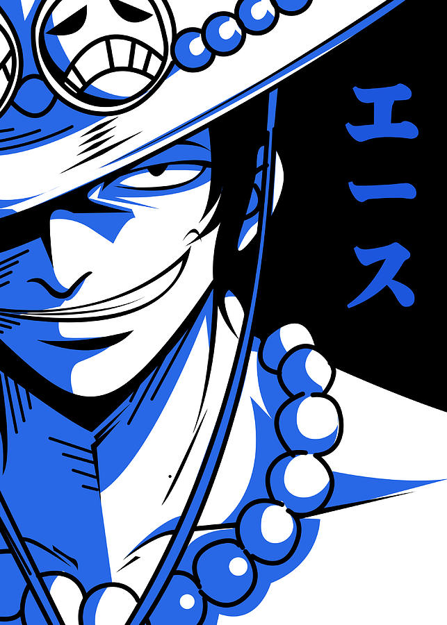 Ace One Piece Digital Art By Ridwan Art