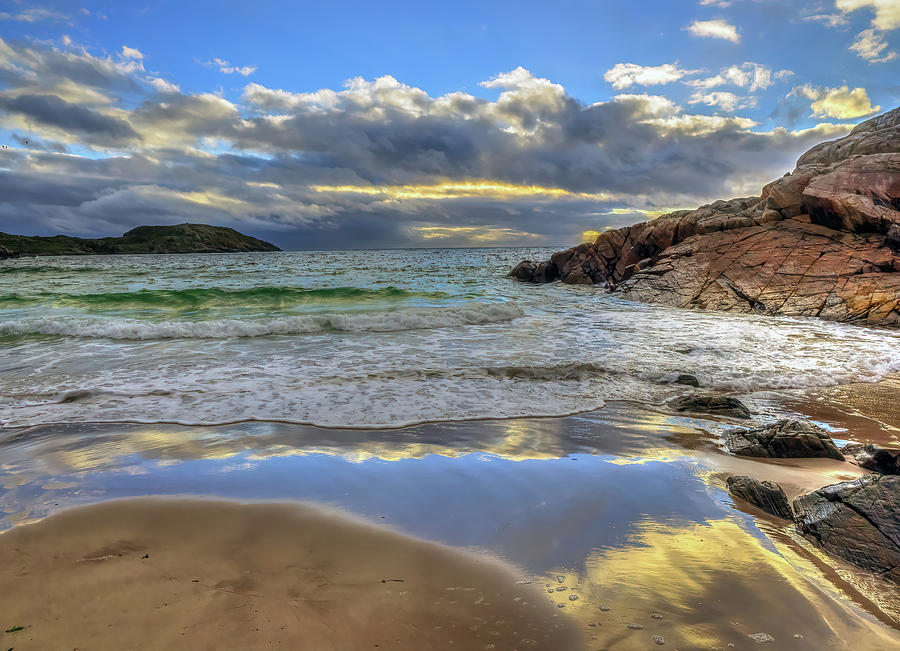 Achmelvich After The Storm At The Second Beach Photograph by OBT Imaging