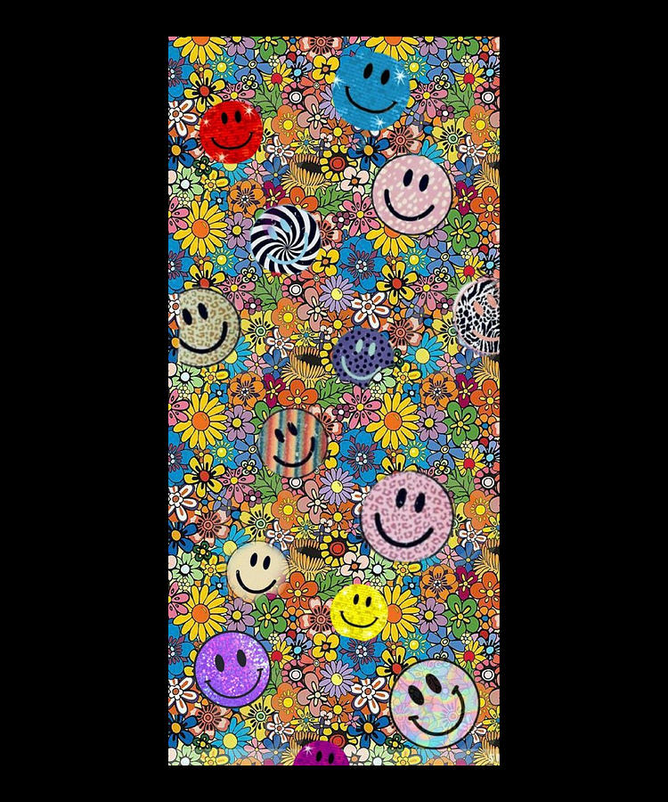 Acid House Smiley Faces Digital Art by The Pristine Artist