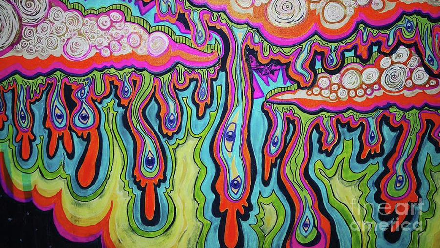 Acid Puke Painting by Rose Nunes | Fine Art America
