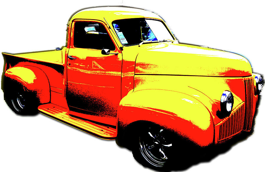 Acid Yellow Truck Photograph by Cathy Anderson