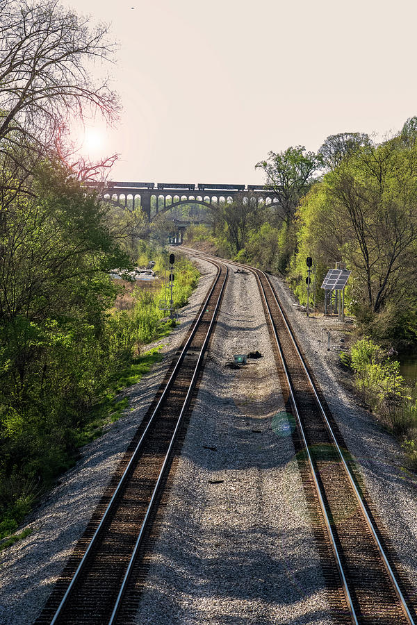 Richmond Photograph - ACL Railroad Bridge by Jean Haynes