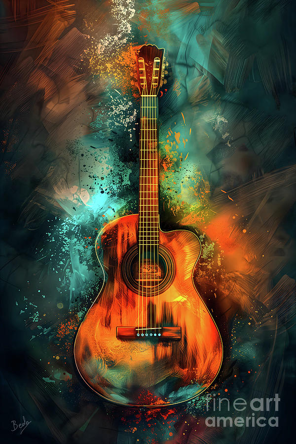 Acoustic Colors 4 Digital Art by Peter Awax - Fine Art America