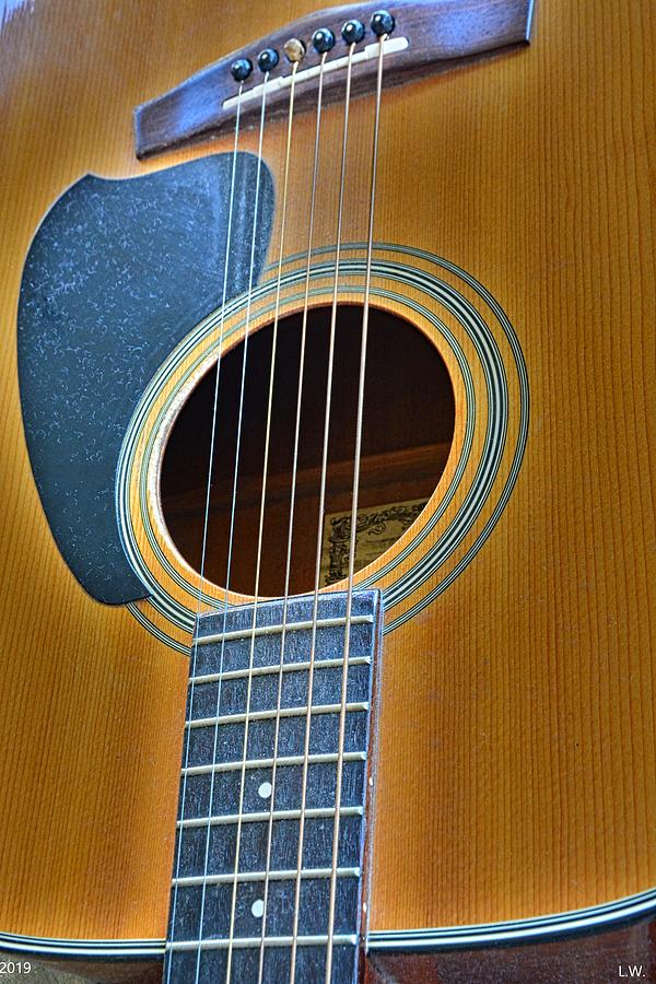 Acoustic Guitar Photograph by Lisa Wooten