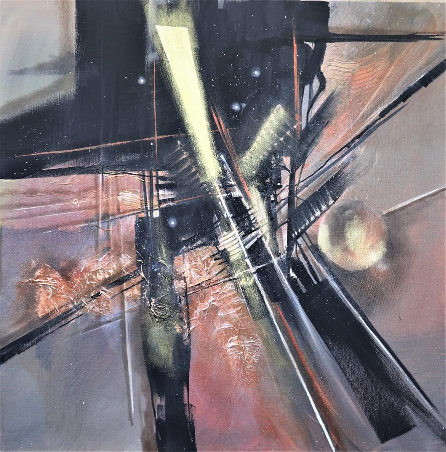 Acrophobia Painting by Tom Shropshire