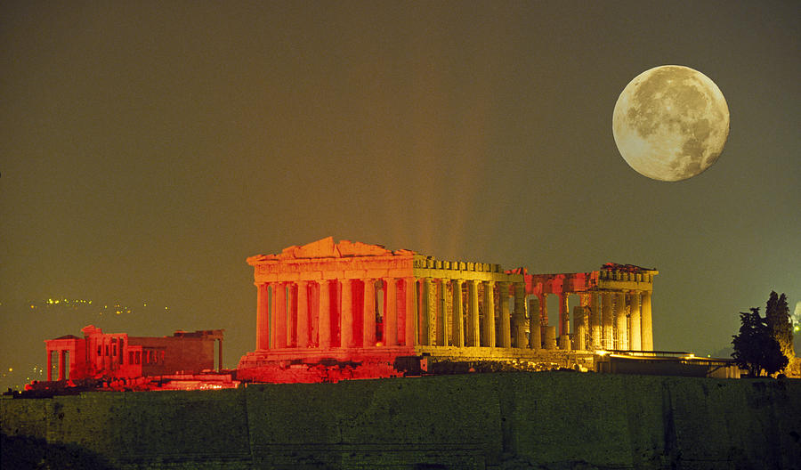 Acropolis, Athens, Greece Photograph by Buddy Mays
