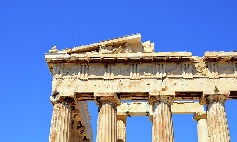 Acropolis Detail Photograph by Corinne Rhode
