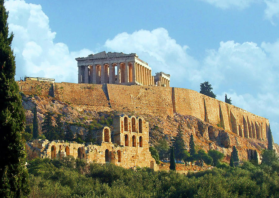 Acropolis Photograph by Ellen Henneke