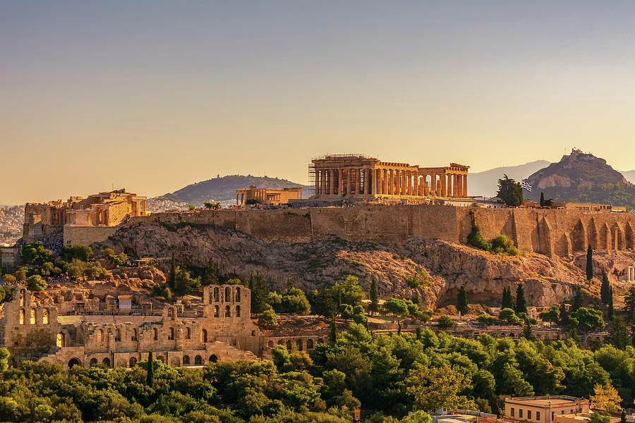 Acropolis of Athens Photograph by Pixels Outloud - Fine Art America