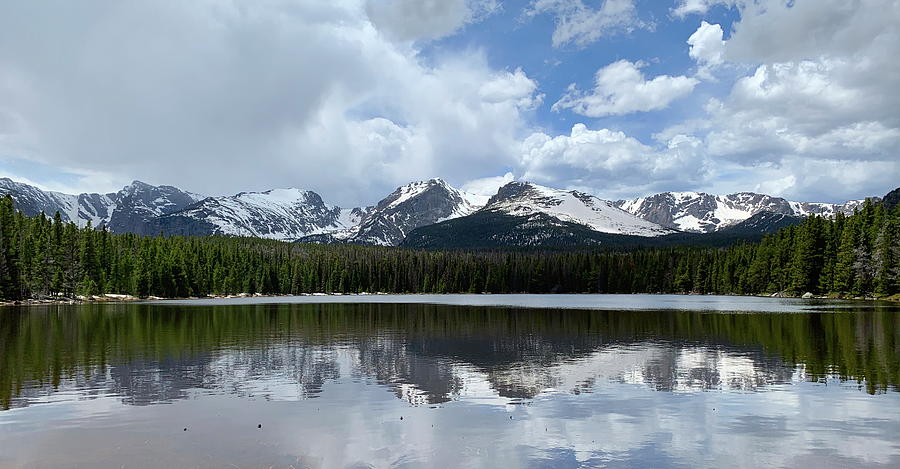 Across Bierstadt Lake in Spring Photograph by Michael Phillips - Pixels