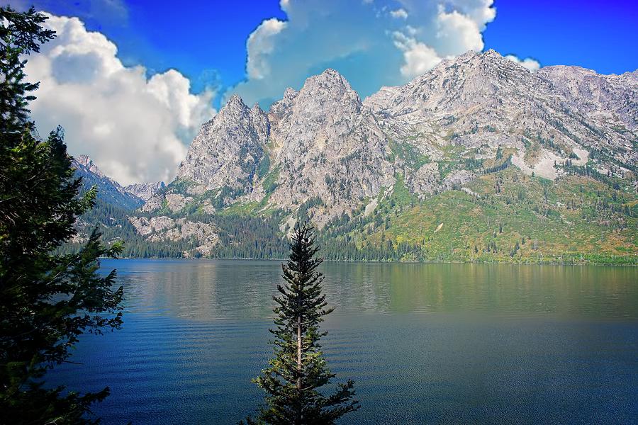 Mountain Photograph - Across Jenny Lake 22 by Marty Koch