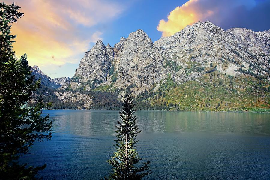 Mountain Photograph - Across Jenny Lake 27 by Marty Koch