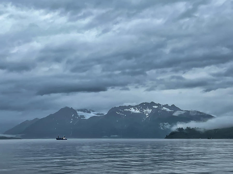 Across Port Valdez Photograph by Cheryl Strahl