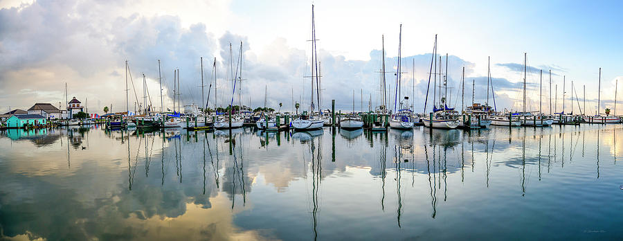 Across the Marina Photograph by Christopher Rice
