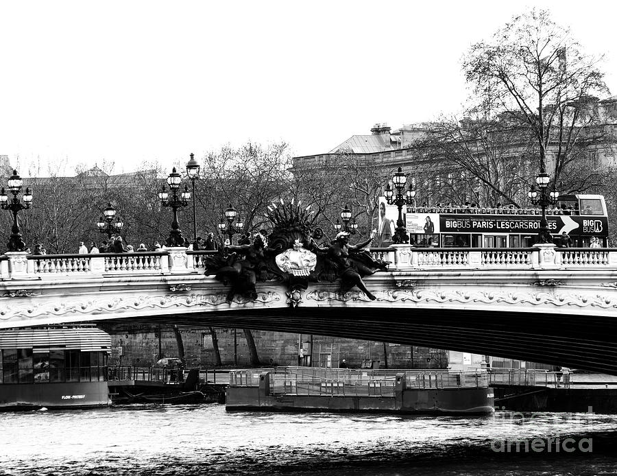 Across the Pont Alexandre III in Paris Photograph by John Rizzuto