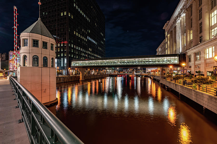 Across The River Photograph by Randy Scherkenbach
