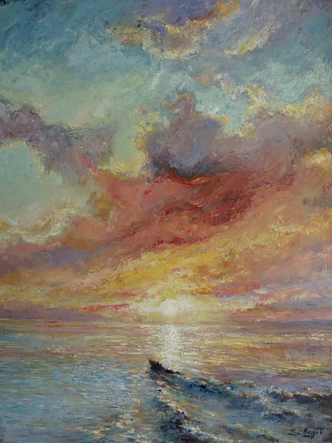 Sunset Painting - Across by Tigran Ghulyan