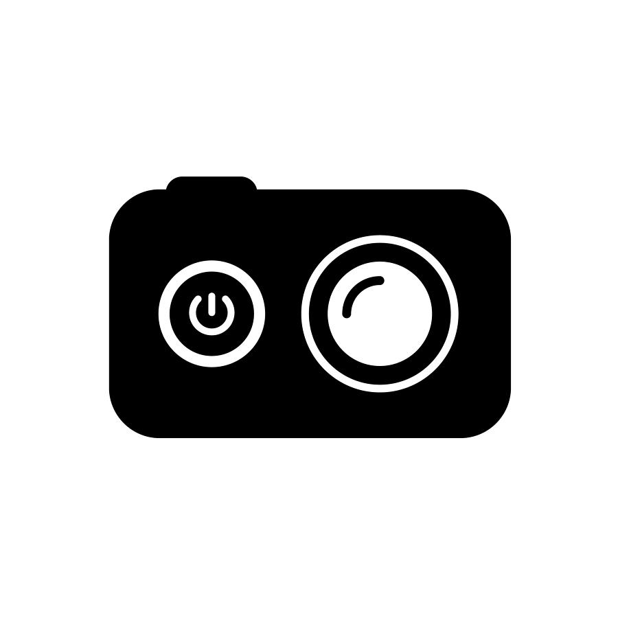Action Camera Icon Drawing by Exdez