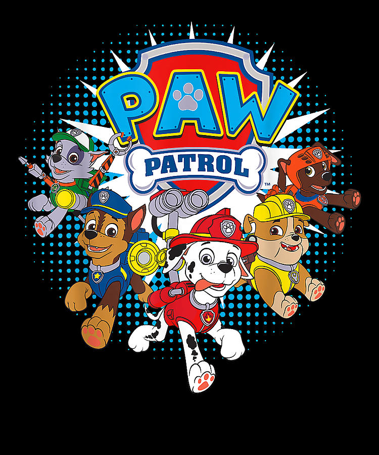 Active Enthusiasm In The Relief Humor Paw Patrol Team Nickelodeon Gifts ...