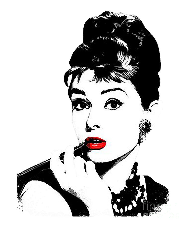 Actress Hollywood For Audrey Hepburn Movie Lover Gifts Drawing by ...
