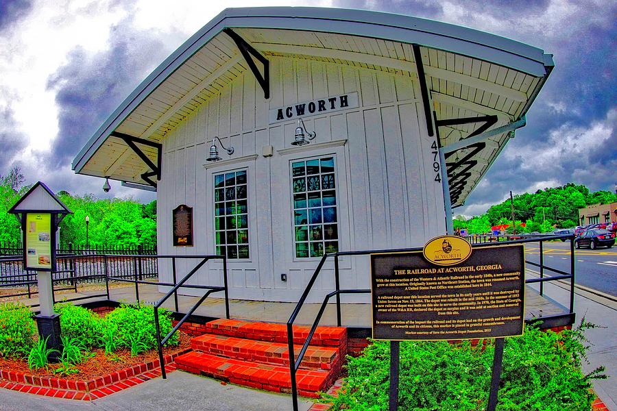 Acworth Train Depot Photograph by Dennis Baswell