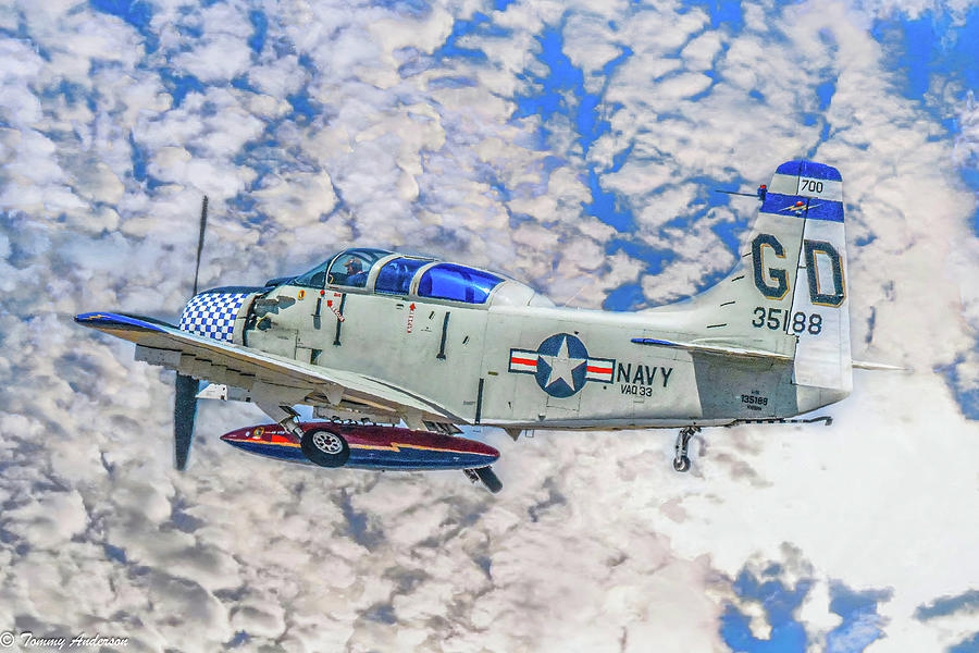 AD-5N Skyraider Photograph by Tommy Anderson