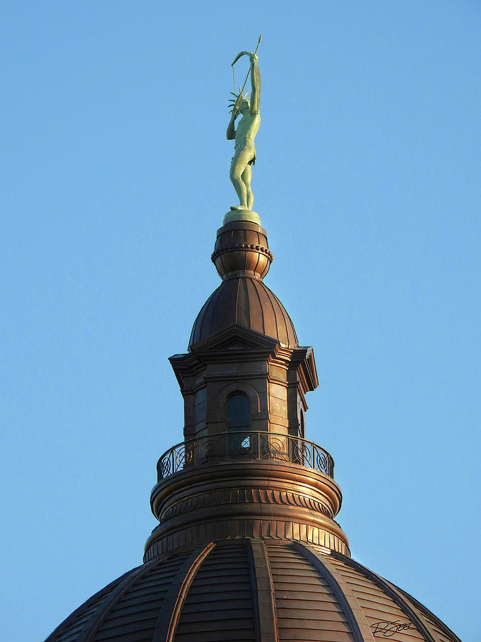 Ad Astra, Kansas State Capitol Dome Photograph