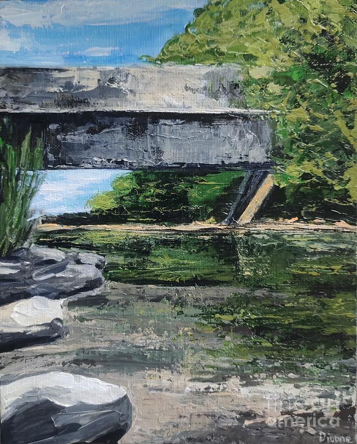 Ada Bridge Painting by Lisa Dionne
