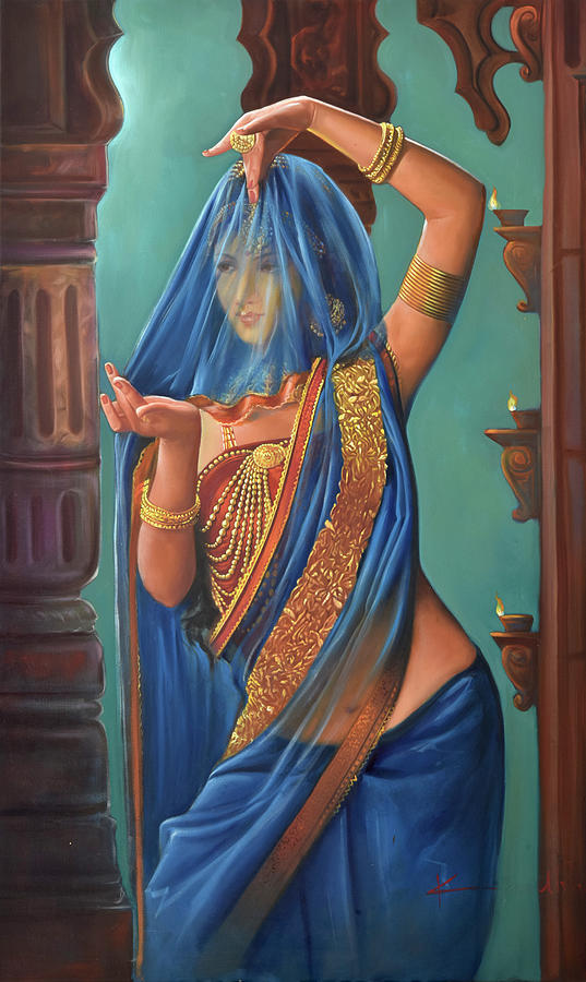Adaa Painting by Kamal Rao
