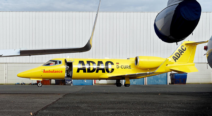 ADAC Air ambulance Photograph by Karl-Friedrich Hohl