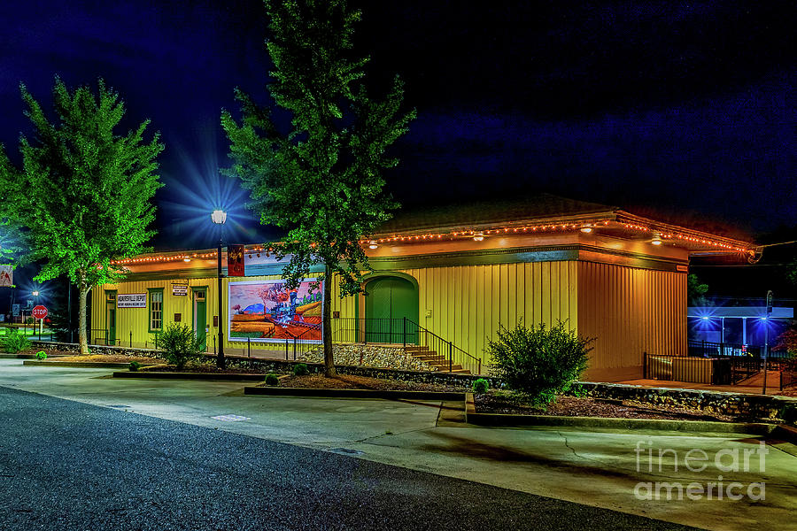 Adairsville Depot at Night Photograph by Nick Zelinsky Jr