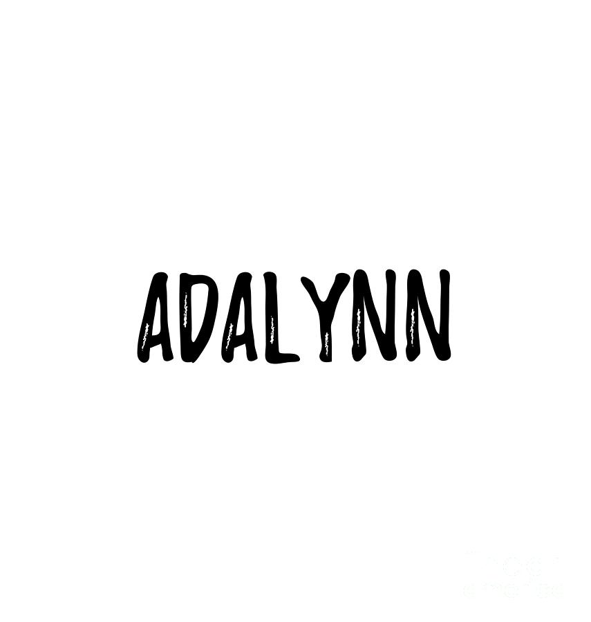 Name Digital Art - Adalynn by Jeff Creation