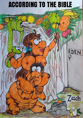 Adam And Eve Drawing by Zacharia Molupe Sekhonyane - Fine Art America