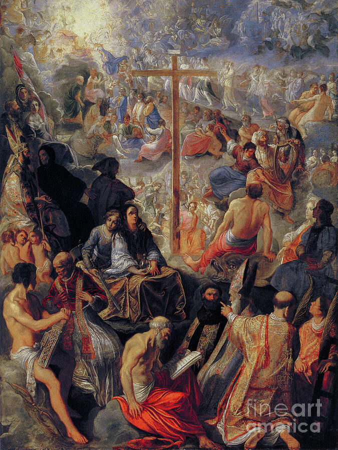 Adam Elsheimer - Verherrlichung des Kreuzes