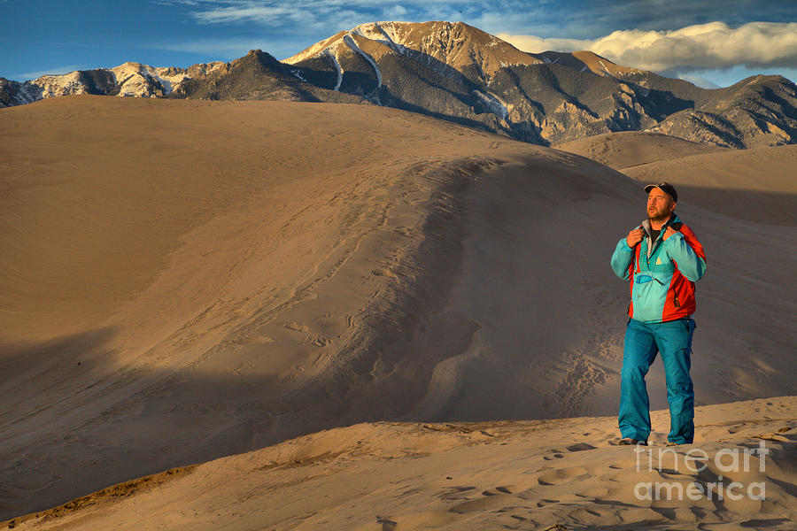 Adam Jewell At Great Sand Dunes National Park Photograph by Adam Jewell