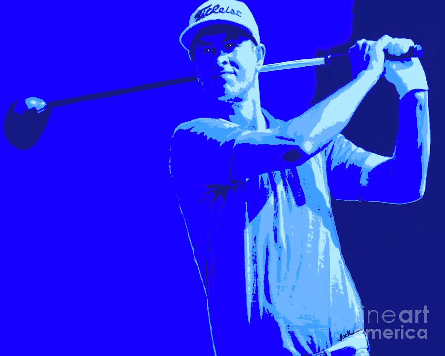 Adam Scott Painting - Adam Scott by Jack Bunds Adam Scott Painting - Adam Scott by Jack Bunds