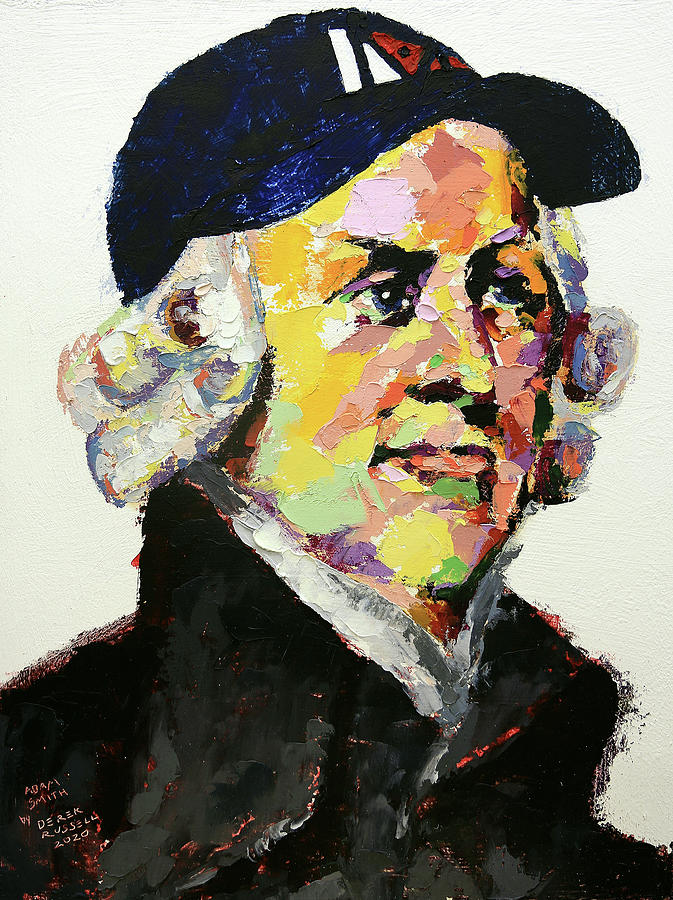 Adam Smith Painting by Derek Russell