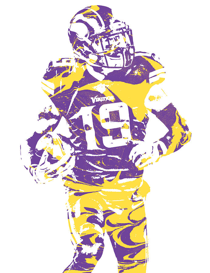 Football Adamthielen Adam Thielen Adam Thielen Minnesota Vikings Player  Adam Thielen Adamjohnthielen Art Print